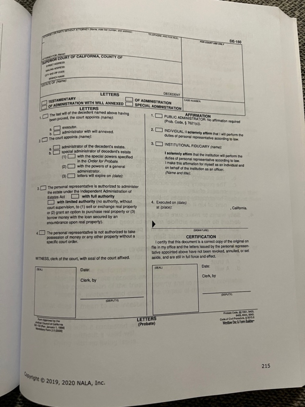 NALA Certified Paralegal Exam Fundamentals Book Paperback. 394 pages. - Picture 5 of 7